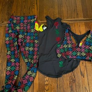 Brand New 3 piece Zumba Wear